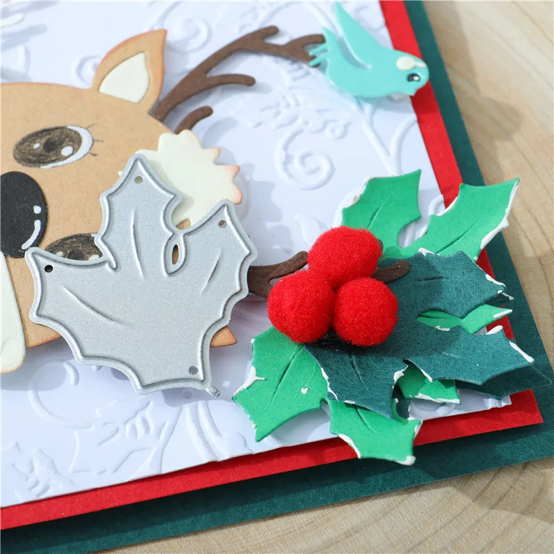 Металлические Вырубные штампы DiyArts с изображением оленя маленькая обувь