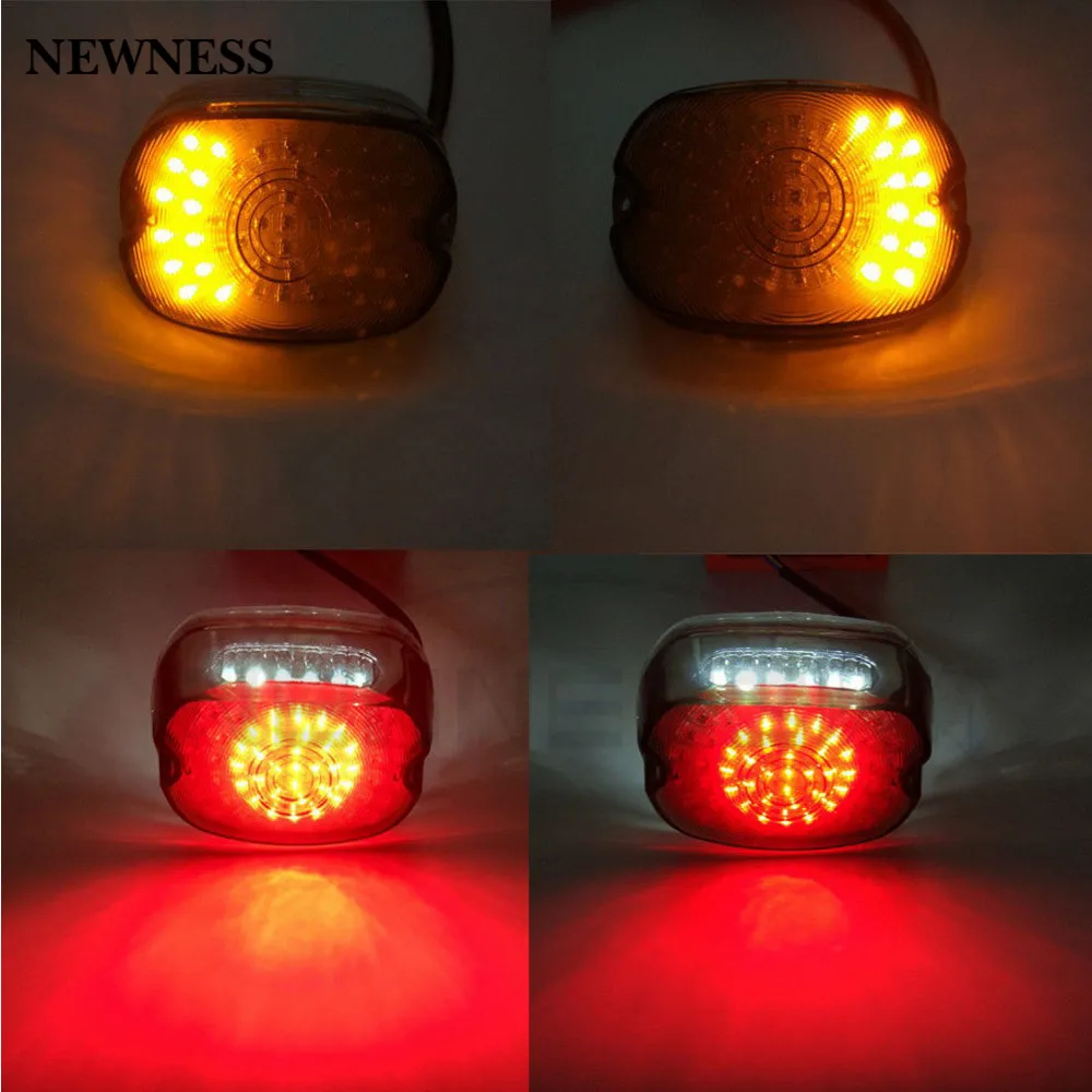 Дым/красный светодиодный хвостовой тормозной сигнал поворота ходовые огни для