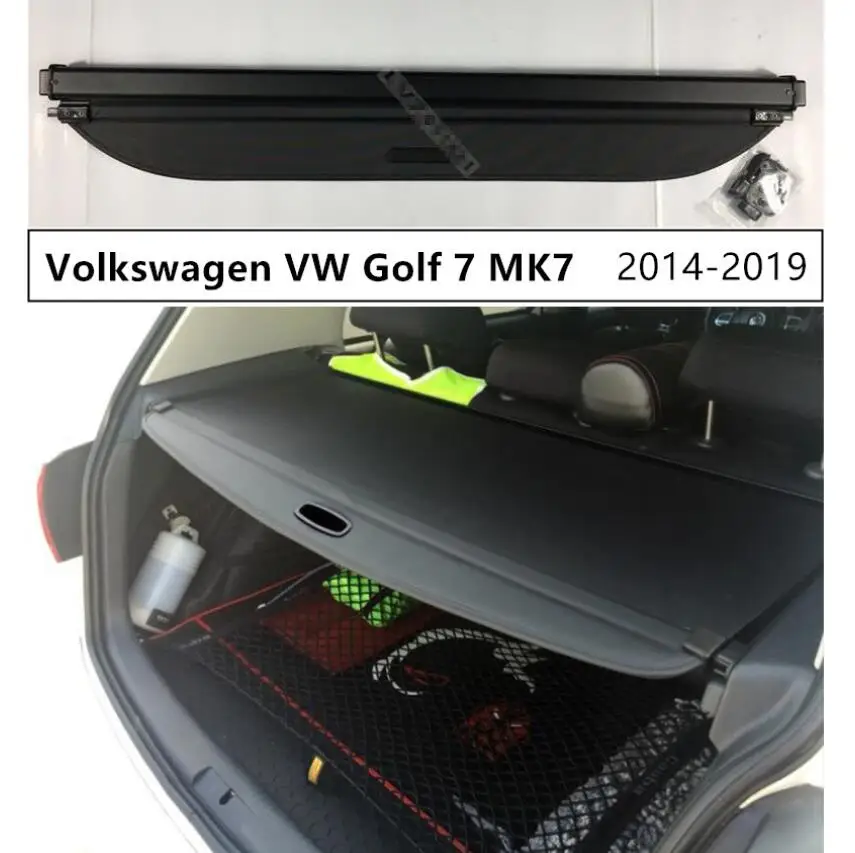 Защитный щит для заднего багажника накладка на груз Volkswagen VW Golf 7 MK7 2014 2015 2016 2017 2018