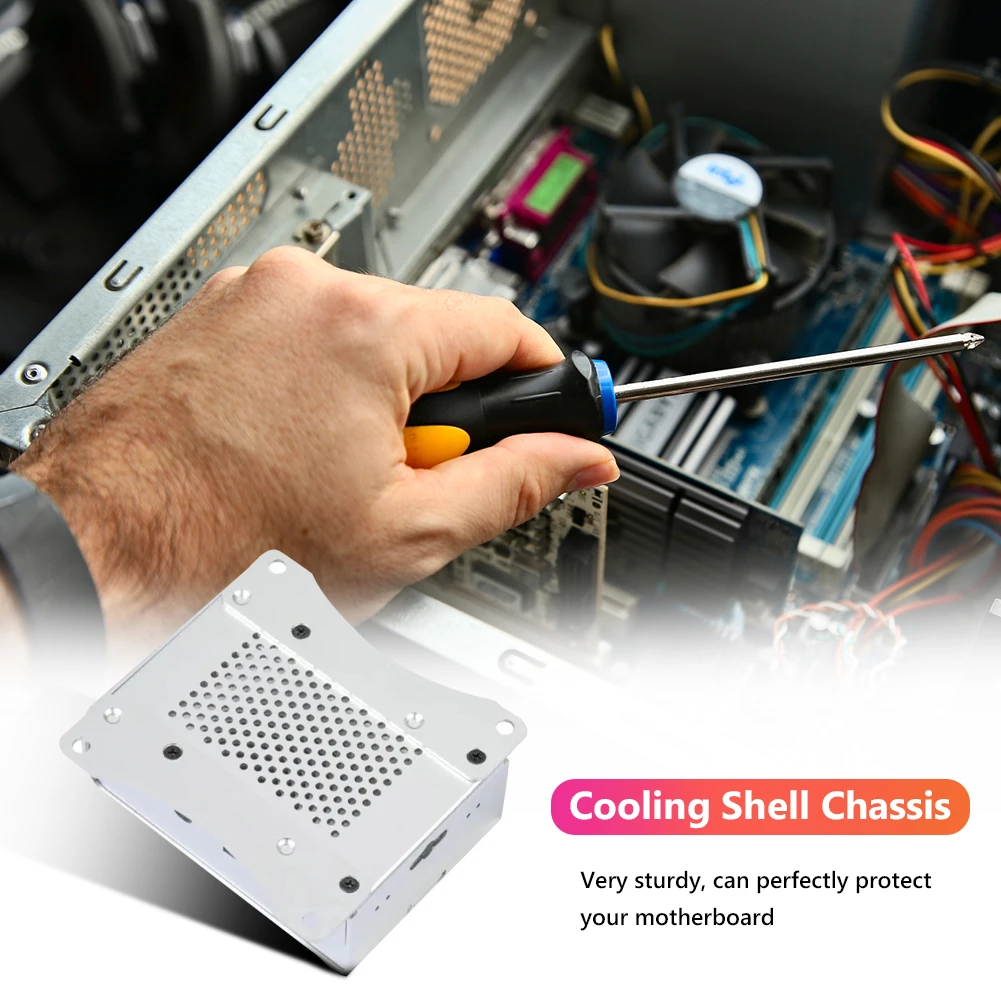 

Aluminum Case with Top Vents+Cooling Fan for Raspberry Pi 3 Model B B+