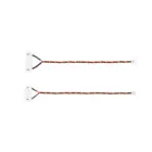 Силовой кабель 130 мм GEPRC, 2 шт., 4S 6S для голой камеры GoPro Hero 8, FPV, гоночный фристайл, кинематографические детали сделай сам