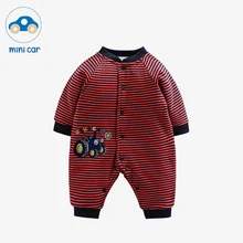 Car baby one piece clothes newborn hip suit boys and girls spring and autumn open gear climbing clot