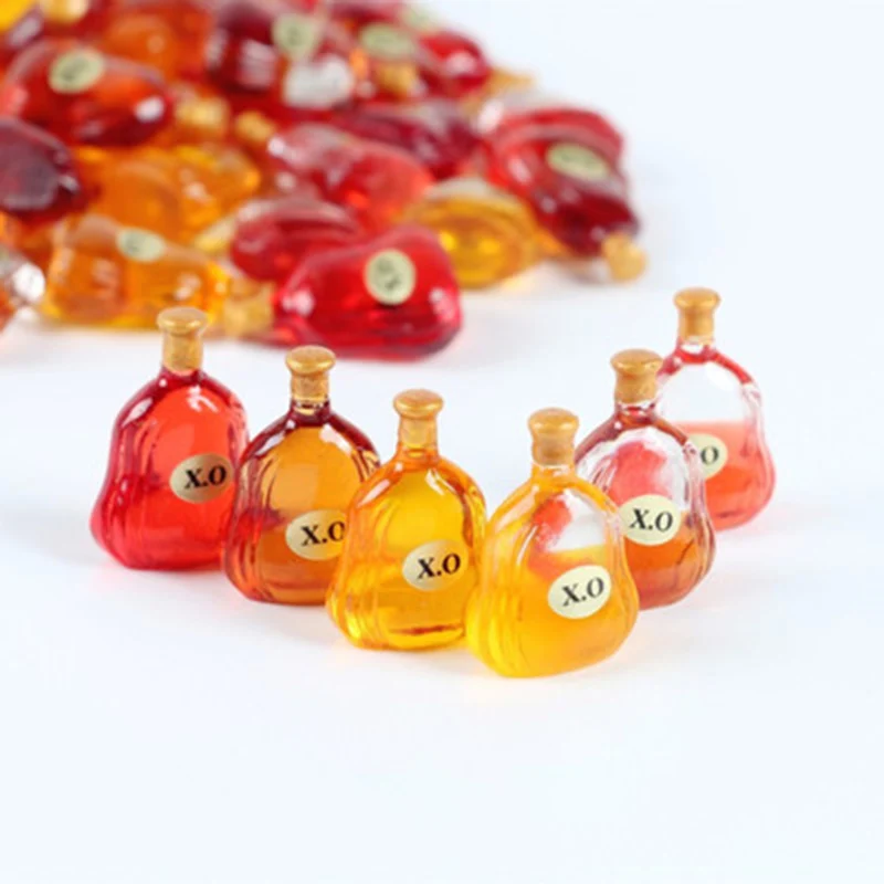 Имитационная мини модель винной бутылки OX спиртовой бар статуи фигурка ремесла