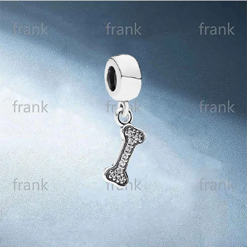 

791263CZ-Dog-bone-silver-dangle-with-cubic-zirconia