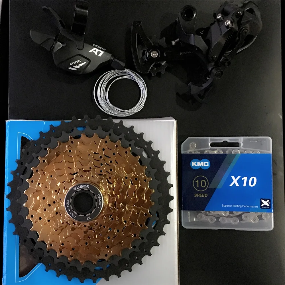 MTB 1X10 ступенчатый переключатель передач задний 10 S 42T кассета K7 групповой набор