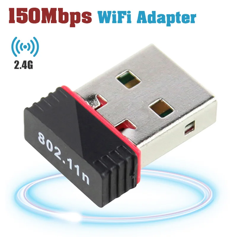 150M MINI Usb wifi адаптер ethernet lan 150 беспроводной 802.11n ноутбук Настольный ключ карта antena adaptador 2,4g 5g wi fi приемник wi-fi мини - Цвет: 150M MINI