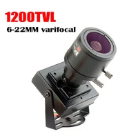 micro video 6 22mm lens varifocal mini camera 1200tvl adjustable lens metal security surveillance cctv camera car overtaking