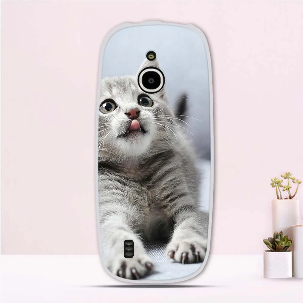 Чехол для телефона Nokia 3310 3G 4G силиконовый мягкий защитный чехол из ТПУ с рисунком