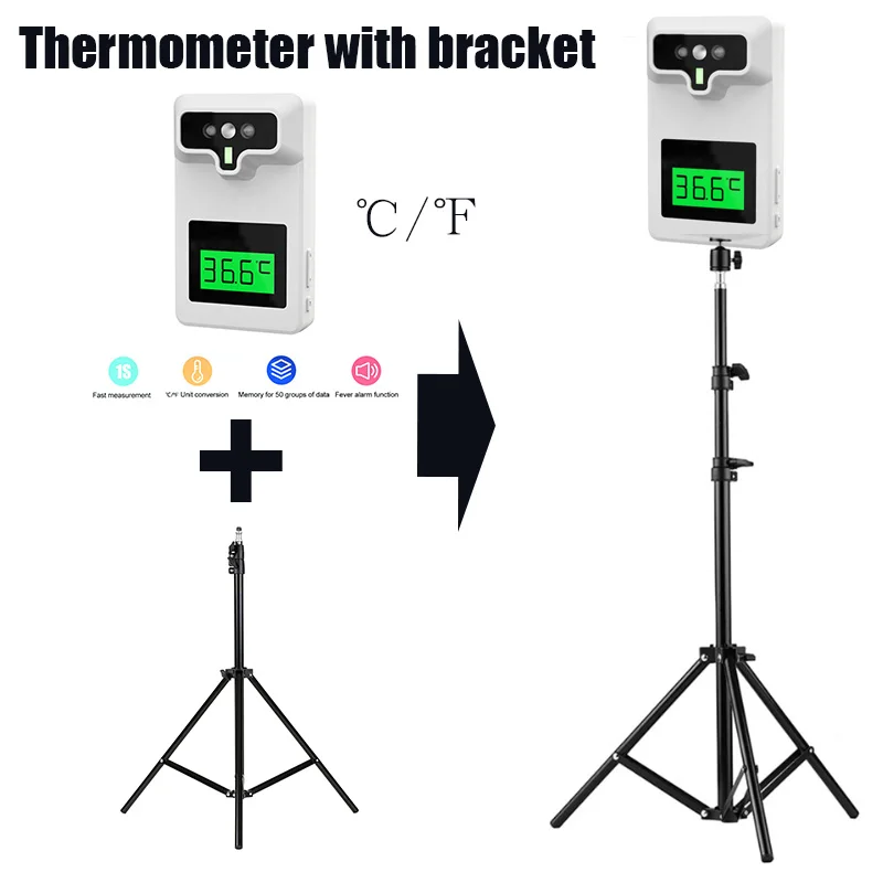 Бесконтактный инфракрасный Сенсор лба висячий термометр светодиодный Дисплей