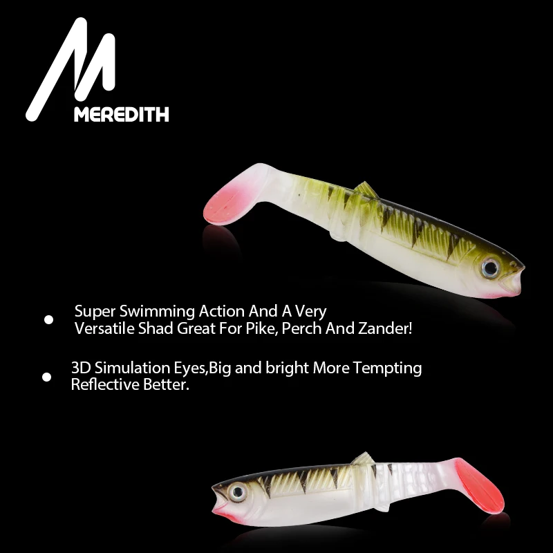 MEREDITH 3 шт. 22 г 12 5 см Cannibal мягкие приманки рыболовные искусственные приманки|fishing