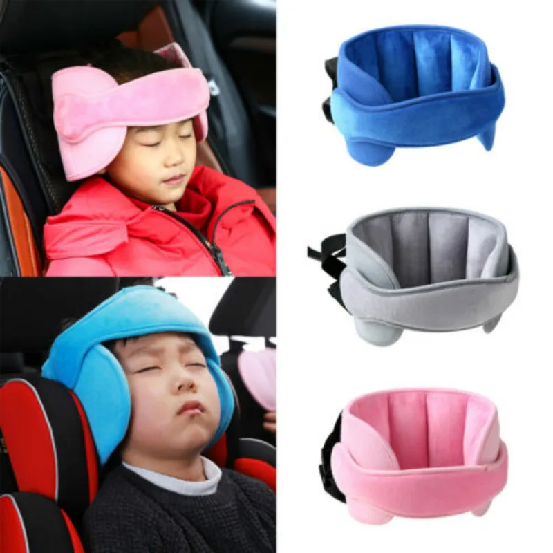 

Baby Head Shape Pillow Car Seat Head Support Neck Pillow Strap Head Support Band Safety Neck Strap with Adjustable Belt