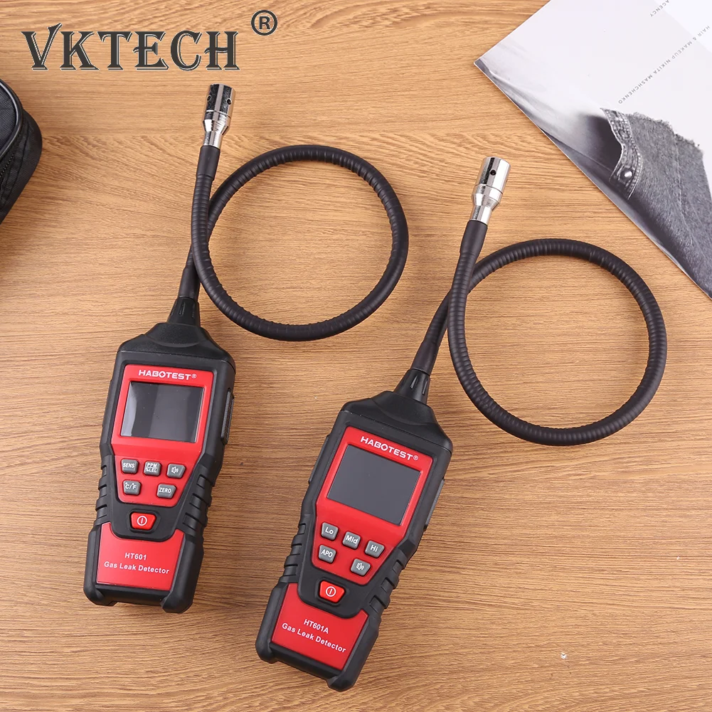 

New Flammable Combustible Gas Leak Analyzers Detector Kitchen Bathroom Tester Sensor with Sound Light Alarm Handheld Monitor