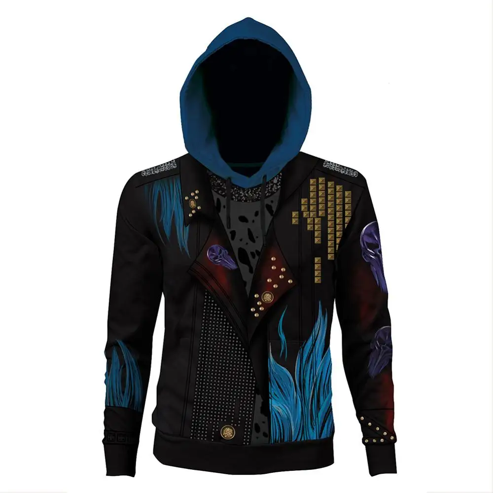 

Descendants 3 Cosplay Hoodie Hades Costume Sweatshirts Coat Jacket Hooded Hoodies Pullover