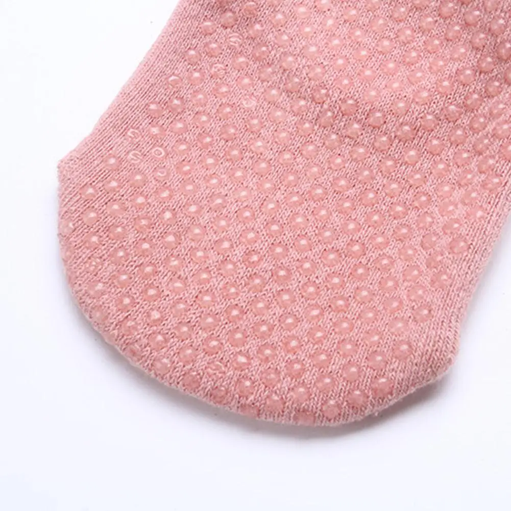 

Women Cotton Non-slip Backless Professional Sports Yoga Workout Indoor Socks