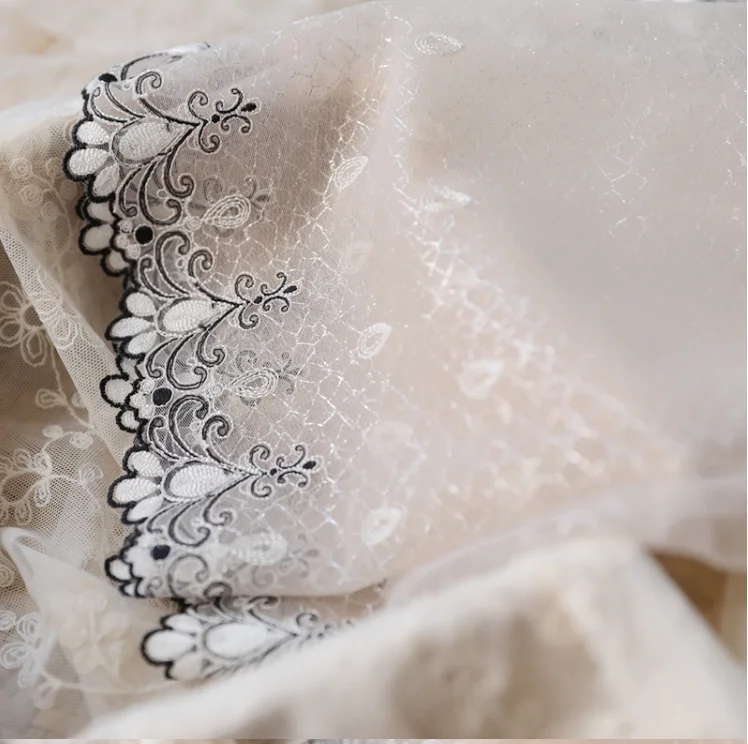 1 метр кожа цвет 2 слоя полиэстер кружевная отделка высокое качество свадебное