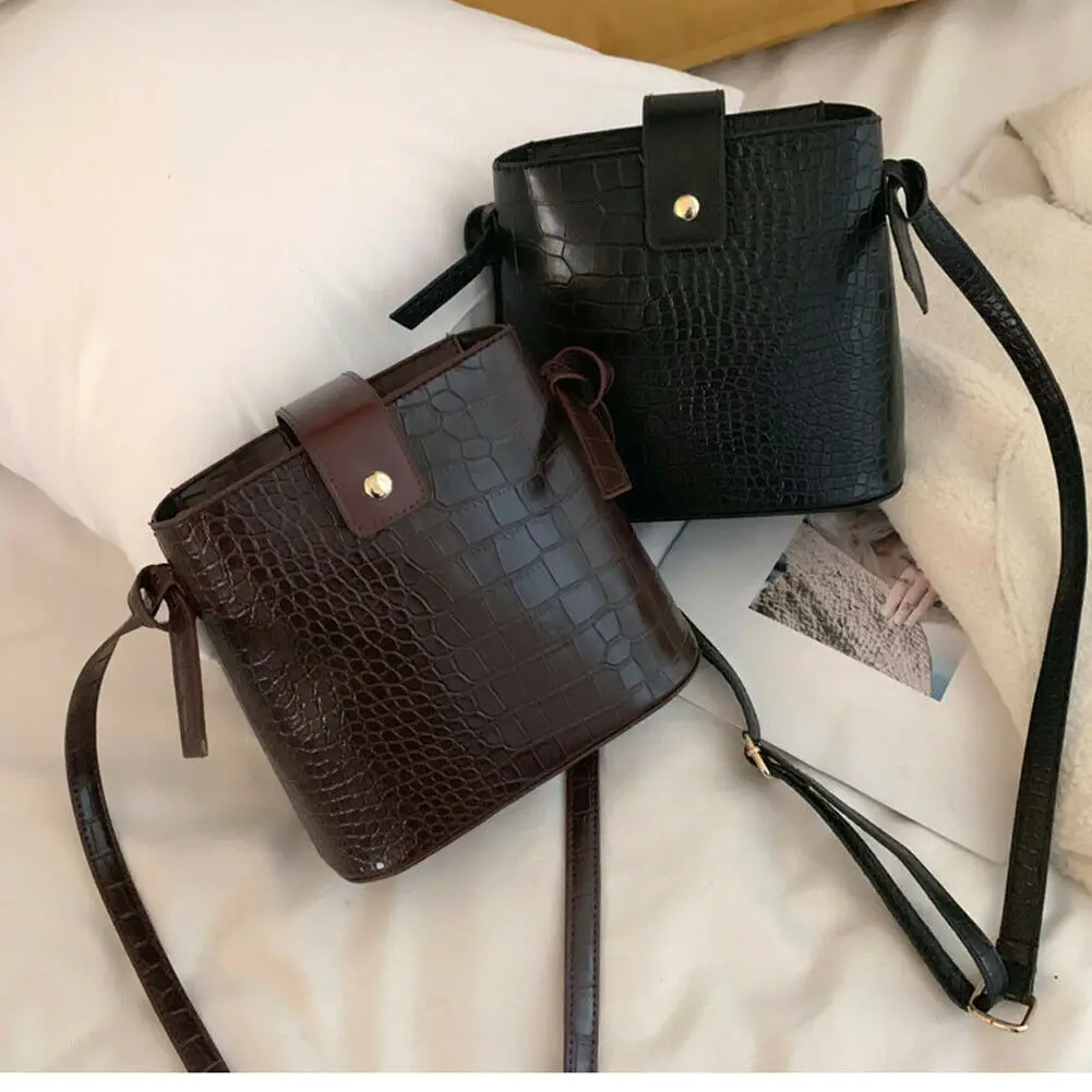 Современная Женская Модная элегантная сумка через плечо из искусственной кожи