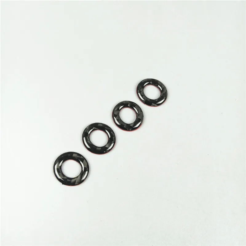 Углеродное волокно двери автомобиля подъемное кольцо Крышка отделка для Mercedes Benz