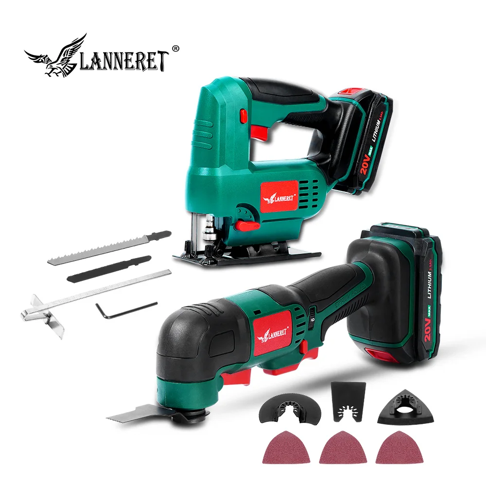 Вибропила Осциллирующий Инструмент 20 в литий ионный набор многофункциональный