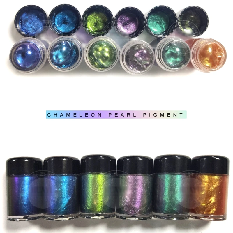 

10g Pearlescent Mica Pigment Powder Color Changing for Slime Epoxy Resin Craft DIY Jewelry Making Toning Dye Accessories