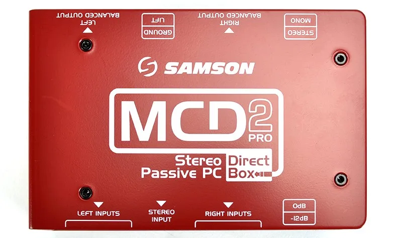 S.Max серия SAMSON MCD2 PRO двухканальный стерео пассивный ПК прямая коробка запись
