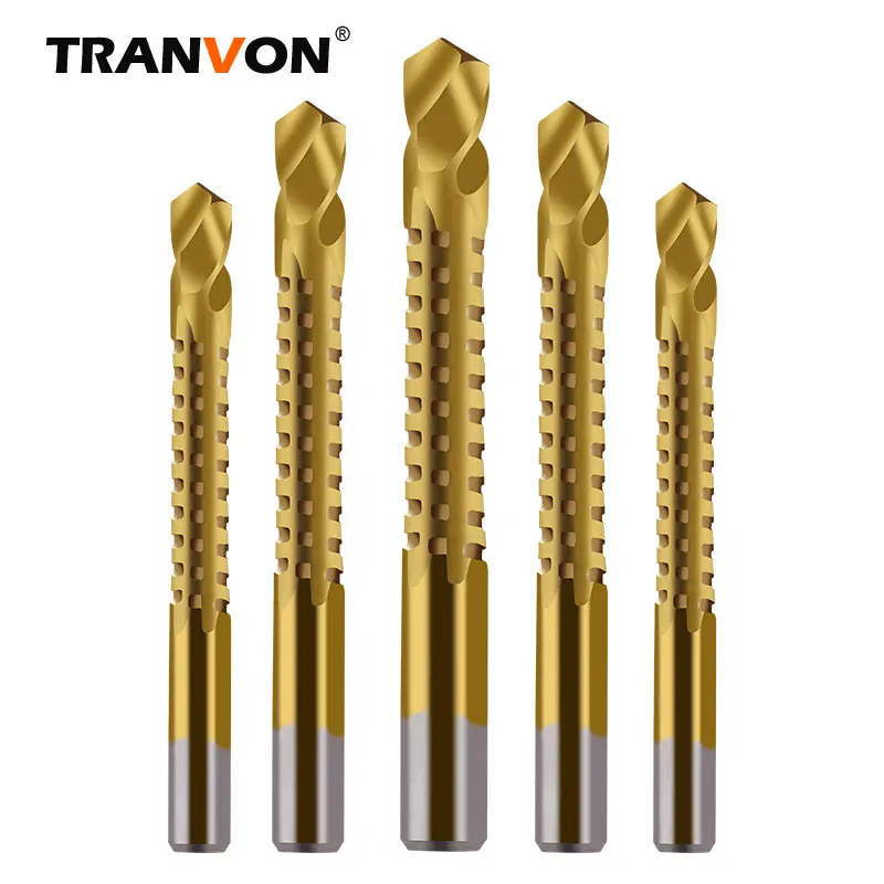 Сверла из быстрорежущей стали с титановым покрытием 6 шт./10 шт.|Сверла| |
