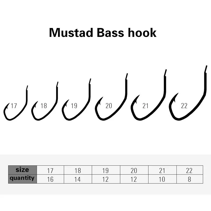 Mustad 13007 Sea крючки на окуня океан искусственный рот Глаза Вибрационный крючок Live
