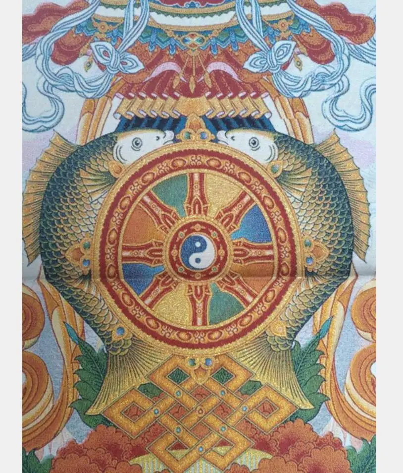 

Archaize embroidery Tibetan Buddhas hanging Images crafts