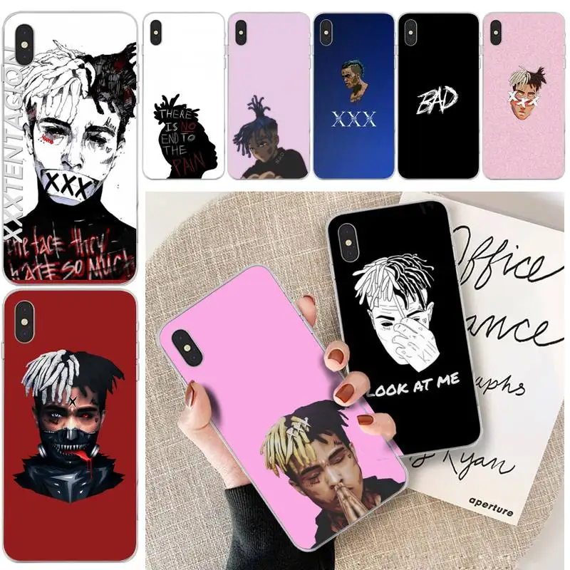 XXXTENTACION Американский певец чехол для телефона coque fundas iphone 12 11 PRO MAX X XS XR 5S 6S 7 8 PLUS SE