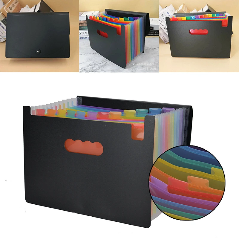 Папка для документов расширяющаяся с 24 карманами|Сумки вещей| |