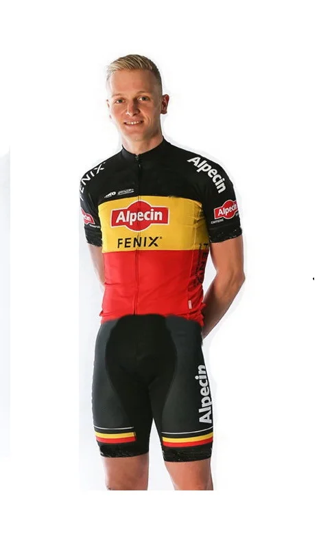 Комбидресс Skinsuit 2020 Alpecin Fenix Pro Team бельгический летний велосипедный трикотаж