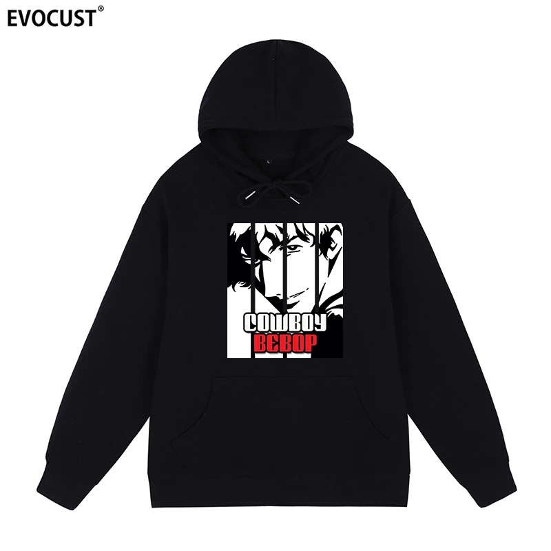 

Cowboy Bebop space Hunter funny anime unisex Japan Pullover Spring Autumn Black Hoodies Sweatshirts men women unisex Cotton