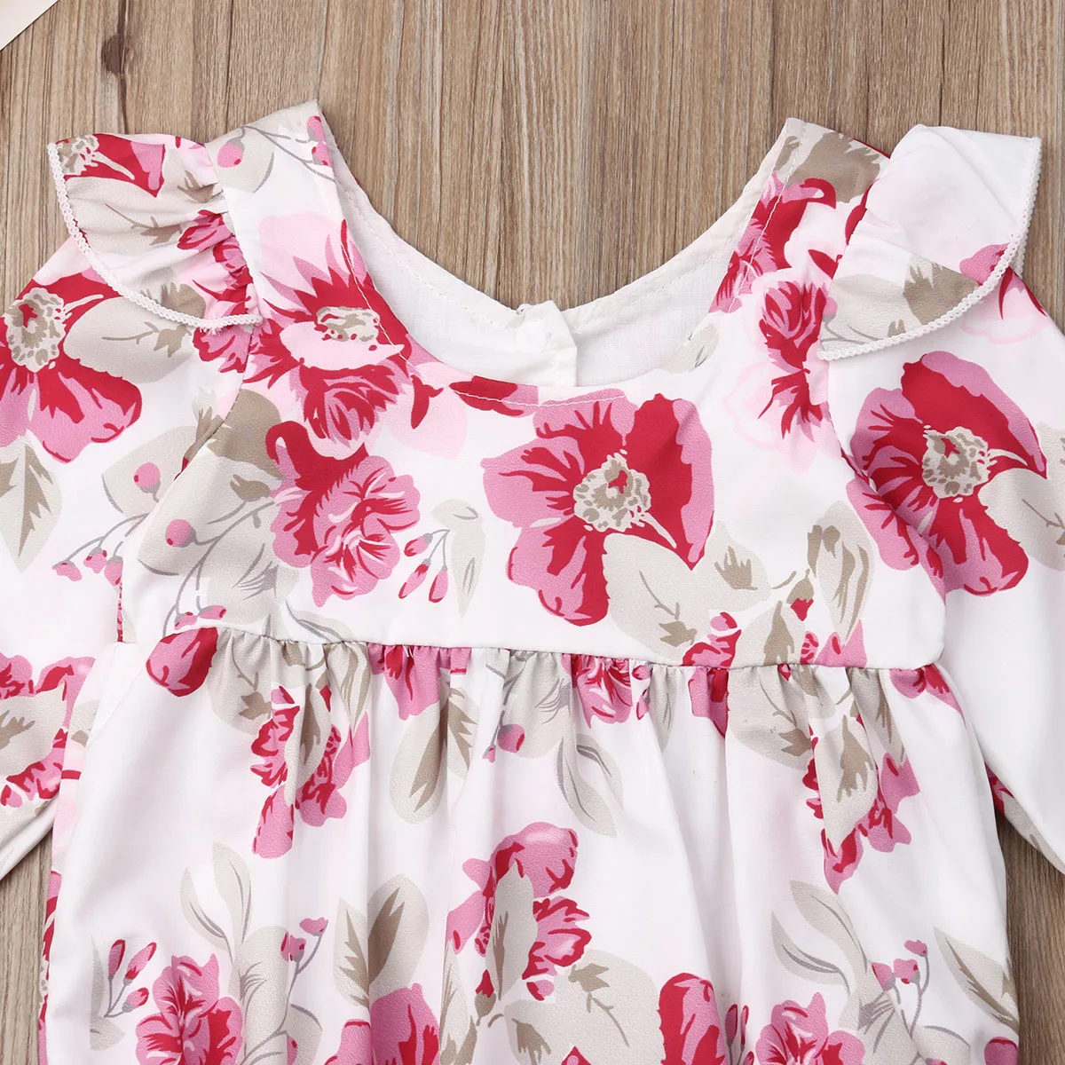 Одежда для новорожденных девочек с длинным рукавом и цветочным принтом | Мать