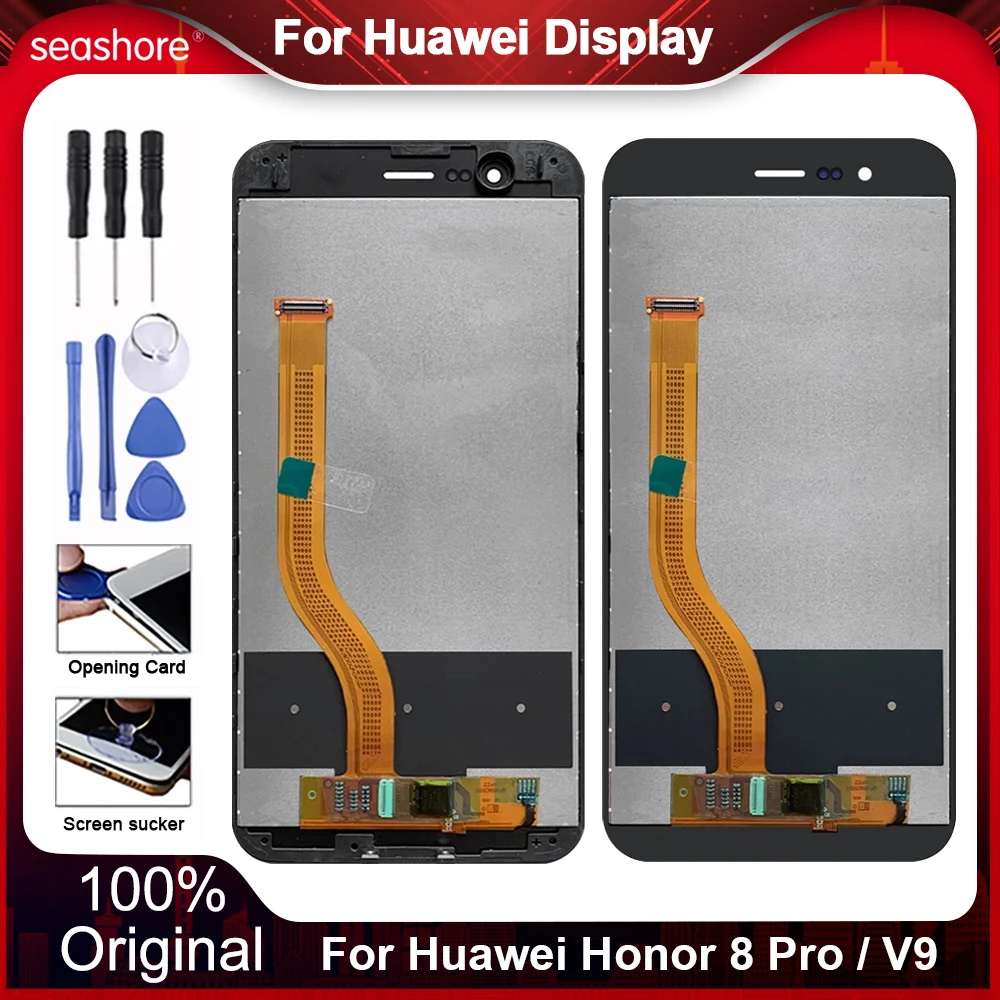 Pantalla LCD Original para Huawei Honor 8 Pro, digitalizador de pantalla t&aacute;ctil para Honor V9, piezas de repuesto, DUK-AL20 DUK-TL30-0