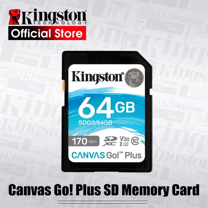 Kingston NEW sd карта 64 Гб 128 ГБ памяти 256 512 флеш для DSLRs беззеркальных камер и 4K