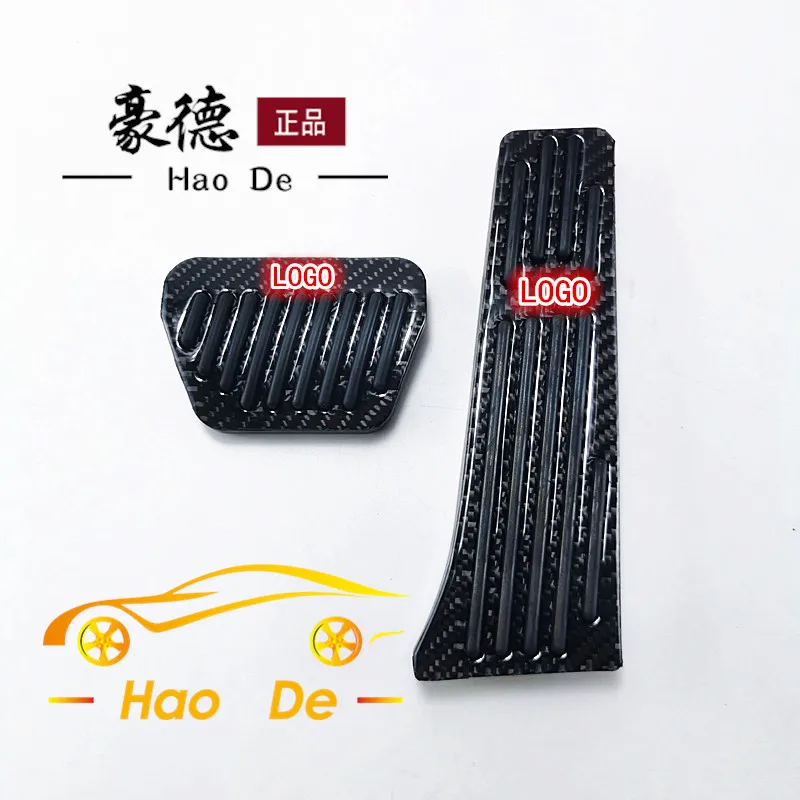 Автомобильная накладка на педали тормоза из углеродного волокна Fibe BMW X3 X4 X5 X6 2 3 4 5