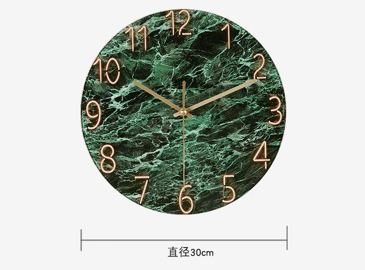 Стеклянные Настенные часы современный дизайн ландшафтный светильник роскошное