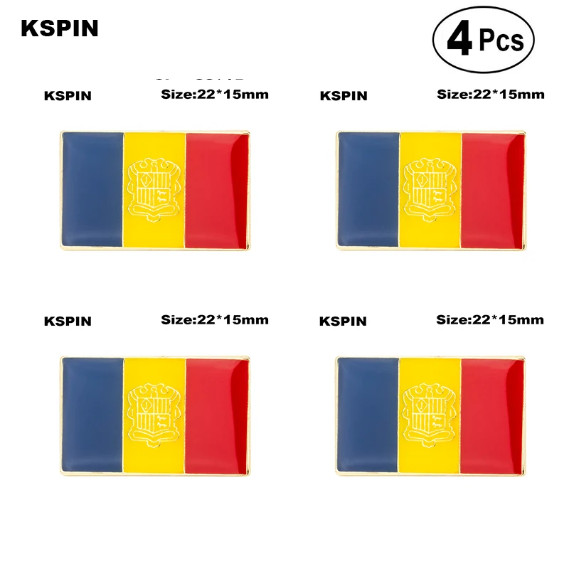 

Estonia Flag Pin Lapel Pin Badge Brooch Icons 4pcs