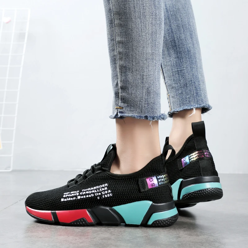 Кроссовки-носки женские из дышащей ткани спортивная обувь для ходьбы и бега