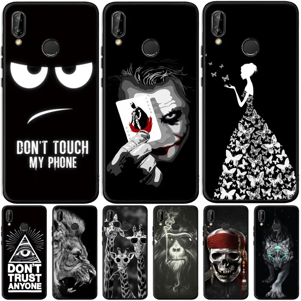 Мягкий силиконовый чехол s для huawei P20 P30 Pro mate 10 20 Lite Y5 Y6 Y7 Y9 Prime P Smart Plus чехол для задней панели телефона Coque Etui