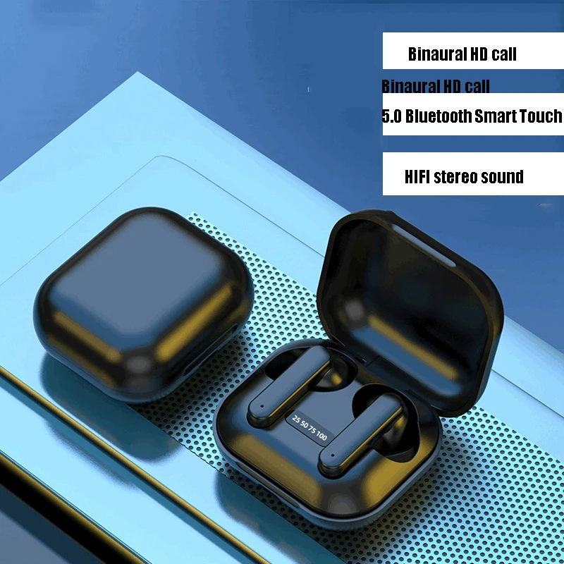

Беспроводная Bluetooth-гарнитура W21, TWS, бинауральный цифровой дисплей, шумоподавляющая гарнитура, наушники