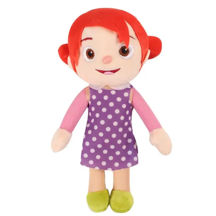 

15-33cm Cocomelon Plush Toy Hot Cartoon TV Series Family Cocomelon JJ Sister Brother Daddy Mummy Stuffed Doll Kids Chritmas Gift