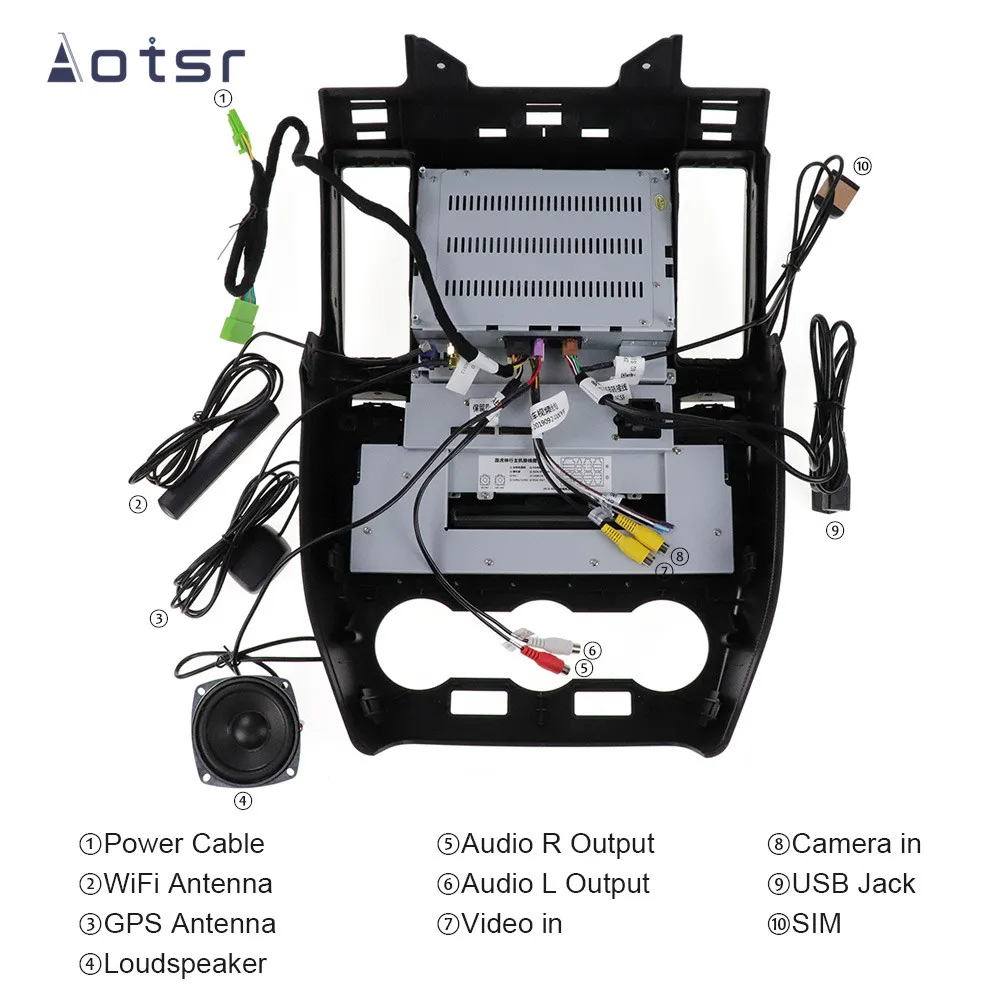 Автомобильный плеер AOTSR Tesla Style Android 8 PX6 для Land Rover Freelander 2 2007 2015 автомобильный GPS