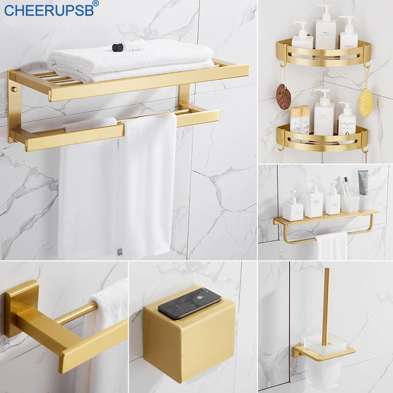 Комплект Banheiro набор аксессуаров для ванной комнаты держатель полотенец