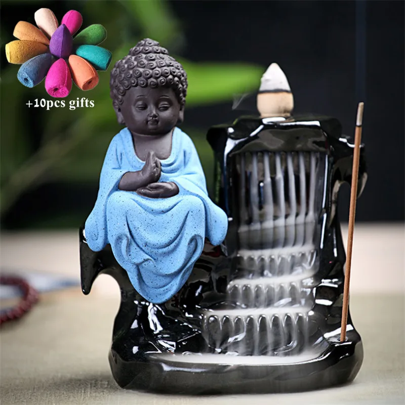 Керамическая курильница для ароматерапии с 10 конусами|Благовония и курильницы| |