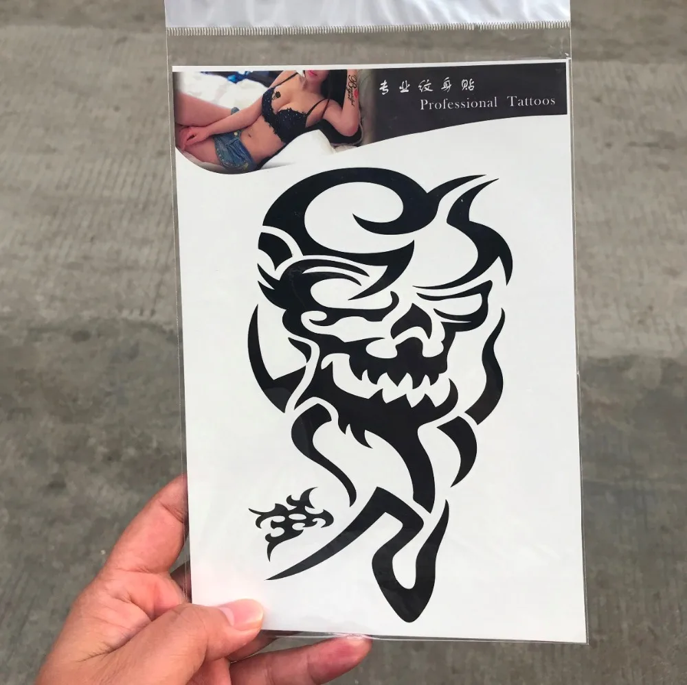 Водостойкая временная татуировка наклейка для мужчин рука задняя часть