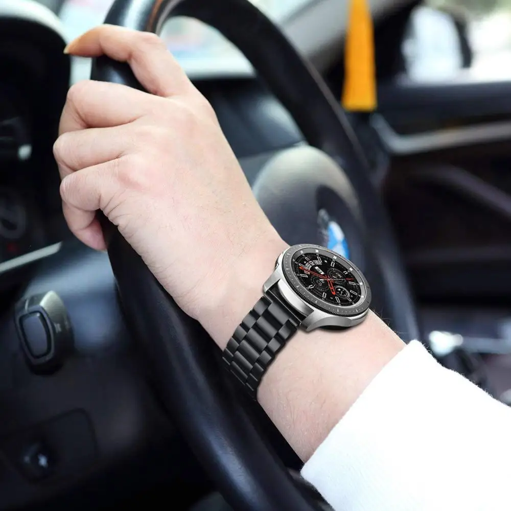 Ремешок из нержавеющей стали для Galaxy watch 46 мм металлический браслет Samsung Gear S3 Frontier
