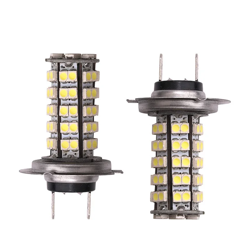 Автомобильные светодиодсветодиодный Противотуманные фары H11 H4 H7 3528 1210 68SMD