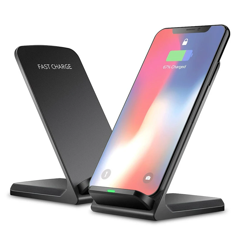 

10W Qi Wireless Charger for Samsung S9 S8 S7 Note 9 8 Fast Wireless Charging Dock for IPhone XS MAX XR X 8 Plus USB Charger