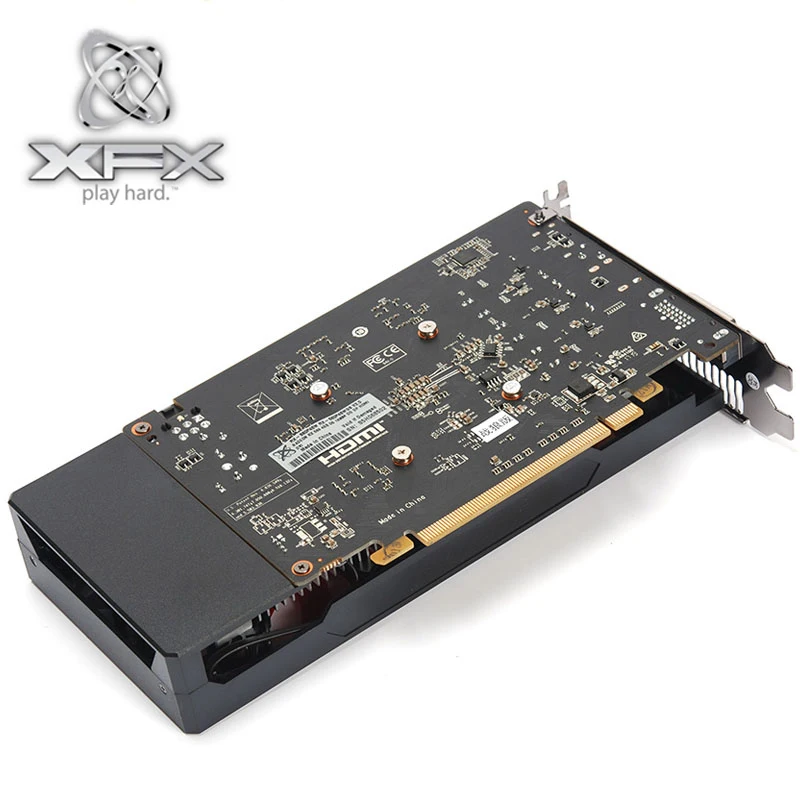 Видеокарта 100% XFX RX 560 4 Гб 500 бит GDDR5 для AMD 7000 rx 560d RX560 4G DisplayPort HDMI DVI МГц б/у |