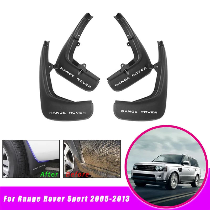 Брызговики для Range Rover Sport L319 2005 2006 2007 2008 2009 2010 2013 4 шт.|Грязезащита| |